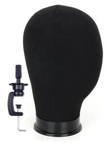 1pc Wig Stand With Mannequin Head Stand - Black - View 1