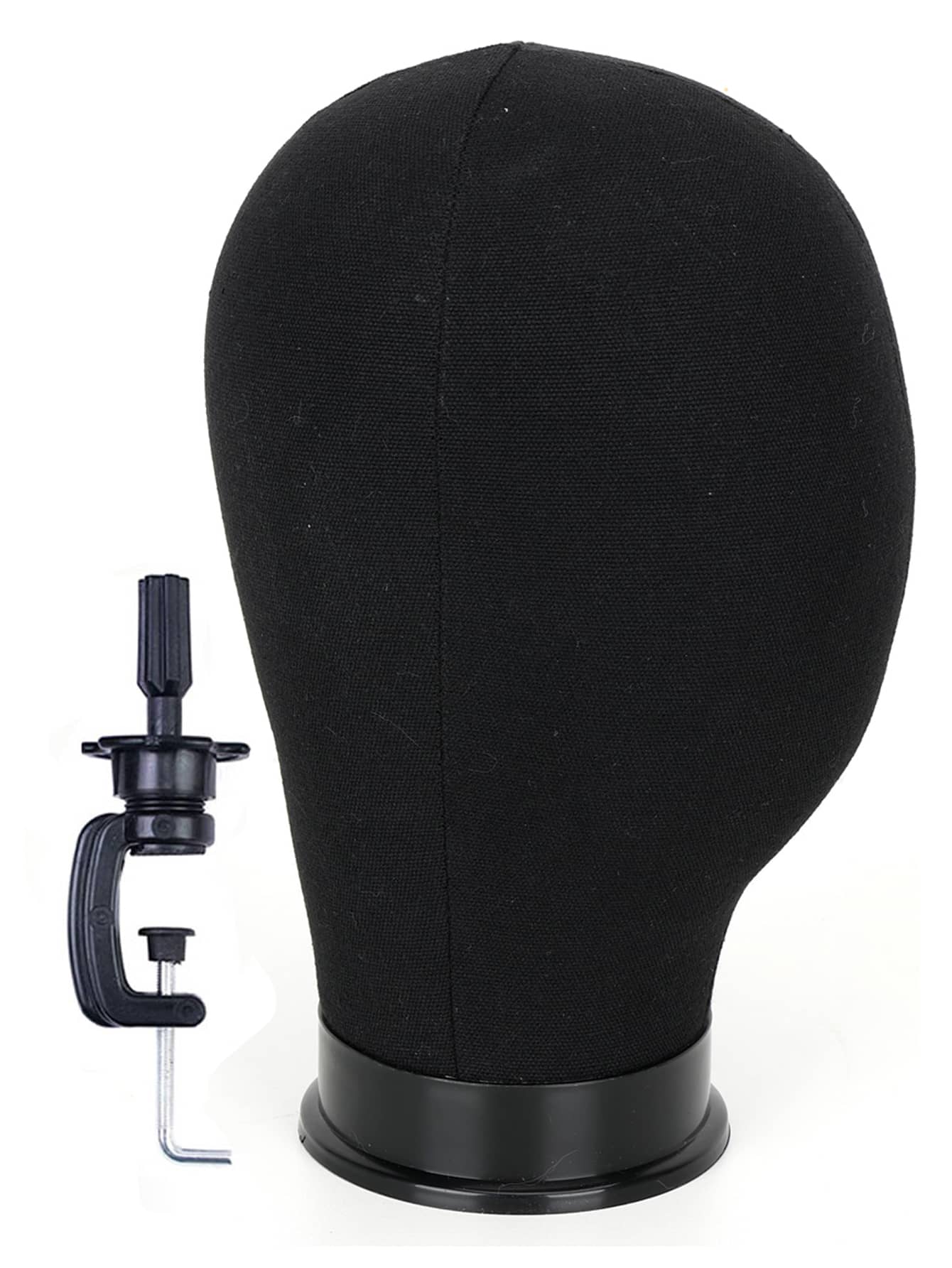 1pc Wig Stand With Mannequin Head Stand - Black - View 1