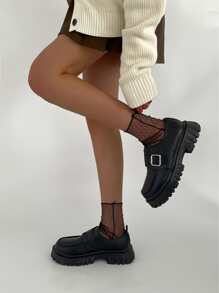 Giày nêm & Phẳng của Nữ - màu đen - Xem 4