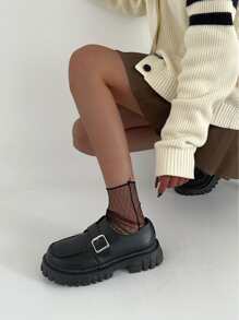 Giày nêm & Phẳng của Nữ - màu đen - Xem 5