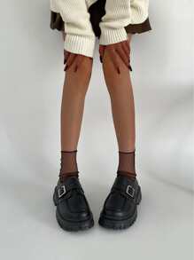 Giày nêm & Phẳng của Nữ - màu đen - Xem 6