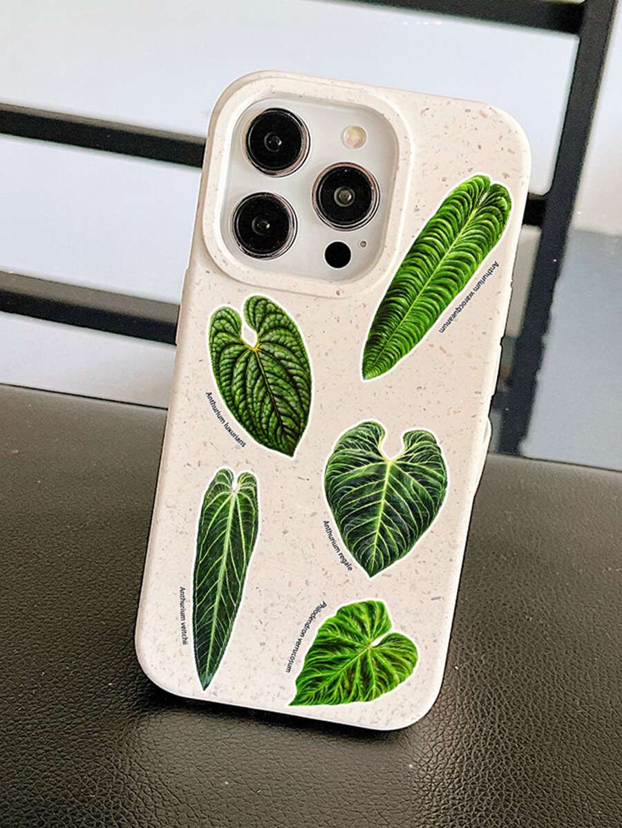 葉子圖案手機殼 - 彩色 - 查看 1