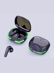 低延遲遊戲無綫耳机 - 黑色 - 查看 2