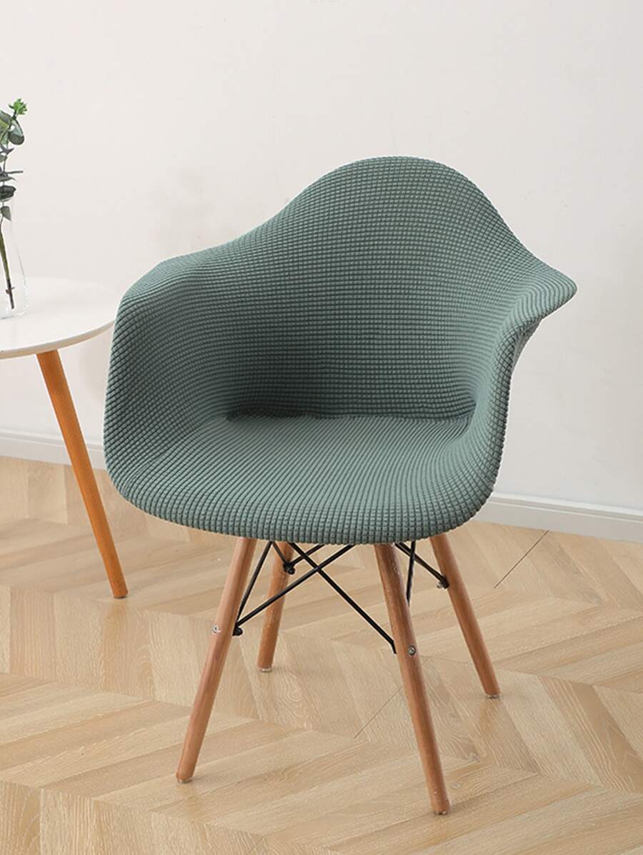 1 Polyester Ghế Ăn Bọc, Tối Giản Co Giãn Bọc Ghế Phòng Ăn Bọc Cho Phòng Khách - màu xanh lá - Xem 1