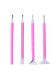 4 件套钻石绘画工具，钻石钻笔套装 1/3/6/9 点 - 粉色 - 查看 2