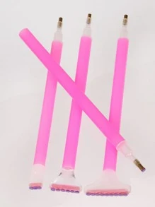 4 件套钻石绘画工具，钻石钻笔套装 1/3/6/9 点 - 粉色 - 查看 3