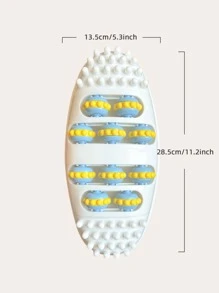 1pc Foot Massage Roller, Foot Acupressure Point Massager Roller Relax Plantar, Heel, Arch, Reflexology Tool For Relaxation, The Best Gift For Parents - White - View 4