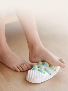 1pc Foot Massage Roller, Foot Acupressure Point Massager Roller Relax Plantar, Heel, Arch, Reflexology Tool For Relaxation, The Best Gift For Parents - White - View 5