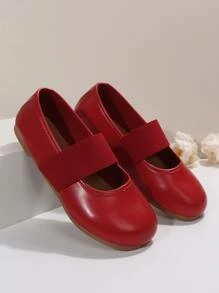 Women Slip-On Flat Shoes, Funky Ballet Flats Red - Red - View 4
