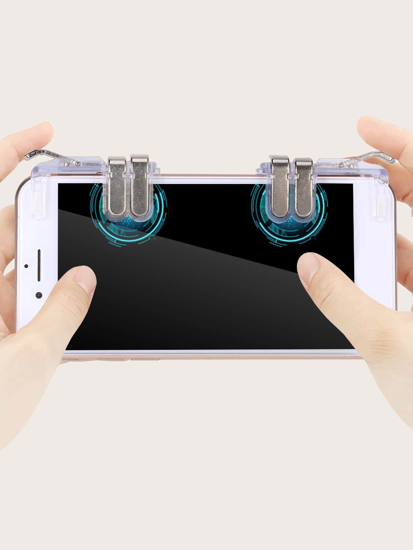 2pcs Game Auxiliary Joystick - Clear - View 1