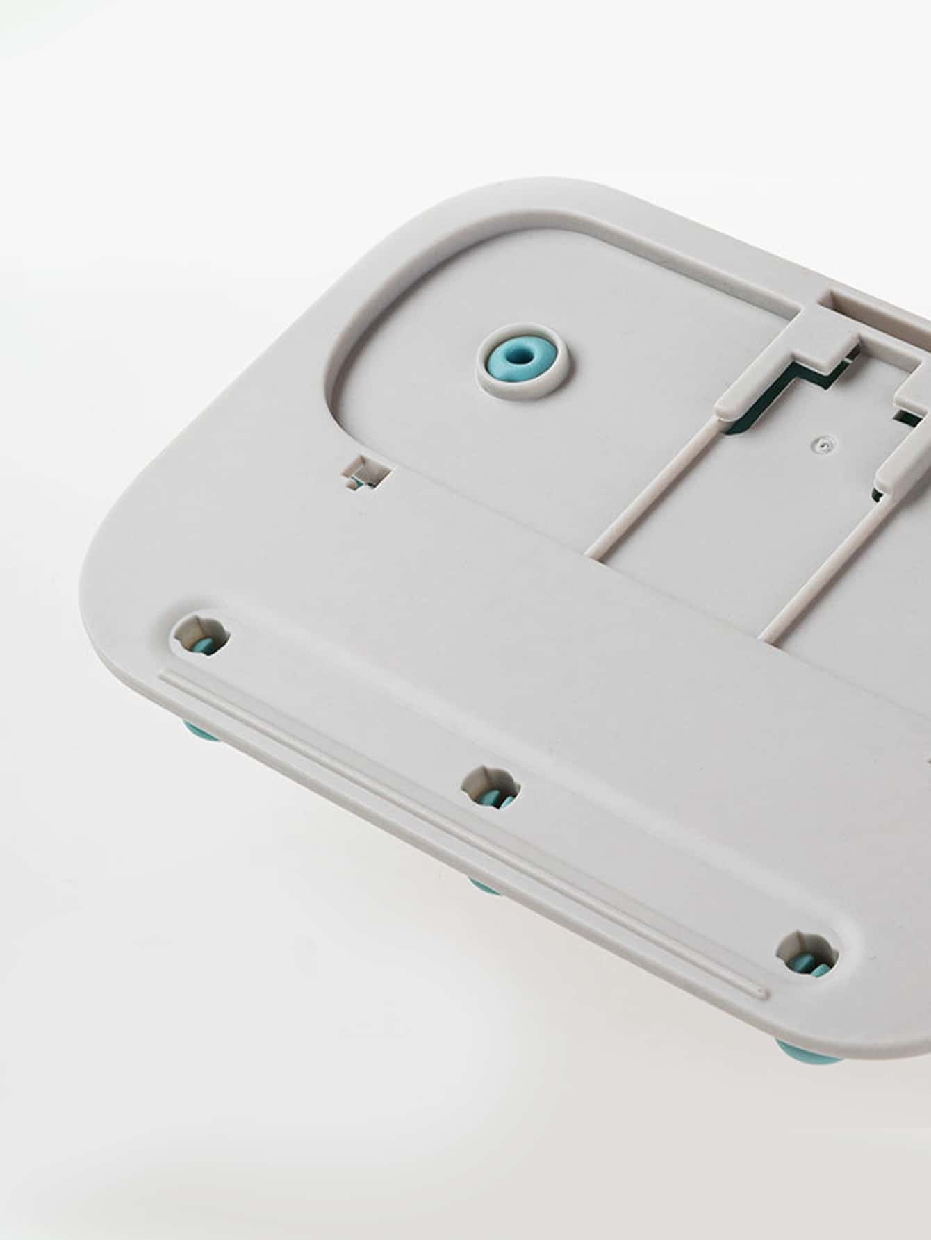 1pc Plastic Bathroom Storage Rack, Wall Mounted Shelving Storage Unit For Bathroom Laundry