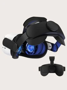 1pc Replacement Head Strap Compatible With Oculus Quest 2, Enhance Support And Comfort, Head Strap Only - Black - View 3