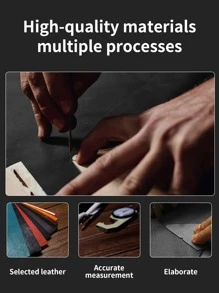 字母圖案磁性手機殼 - 黑色 - 查看 5