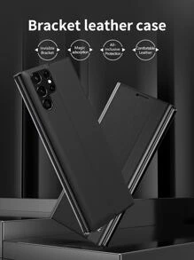 字母圖案磁性手機殼 - 黑色 - 查看 8