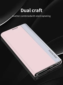 第4代磁性汽車支架配皮套,適用於apple Iphone 7/8/x/xs/xr/11/12/13/14/15 Pro Max,三星s22/23/24+,ua04/a05/a14/a15/a24/a25/a34/a54s,小米,oppo,vivo,紅米note 13c - 粉色 - 查看 3