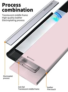 第4代磁性汽車支架配皮套,適用於apple Iphone 7/8/x/xs/xr/11/12/13/14/15 Pro Max,三星s22/23/24+,ua04/a05/a14/a15/a24/a25/a34/a54s,小米,oppo,vivo,紅米note 13c - 粉色 - 查看 5