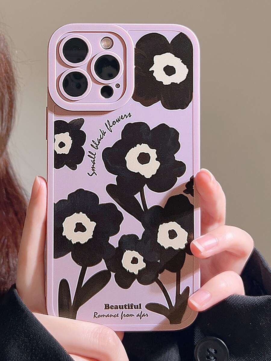 Floral Pattern Phone Case - Multicolor - View 1