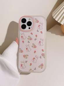 Capas de telefone desenho animado padrão de coelho - Multicolorido - Ver 6