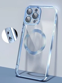 Hadaasi Blue Electroplated Magnetic Brushed Space Case With Built-In Lens Protector, Ultra-Thin Phone Case Compatible With IPhone 17 Pro/17 Pro Max/17 Air/17/16 Pro/16 Pro Max/16 Plus/16/16E/15 Pro/15 Pro Max/15 Plus/15/14 Pro/14 Pro Max/14 Plus/14/13 Pro/13 Pro Max/13/12 Pro/12 Pro Max/12/11 Pro Max/11/11 Pro - Blue - View 8