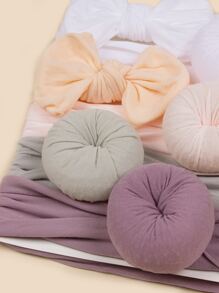 6pcs Baby Bow Decor  Hair Band - Multicolor - View 4