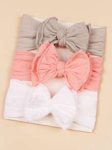 3 gói băng đô trang trí nơ cho bé - Nhiều màu - Xem 2