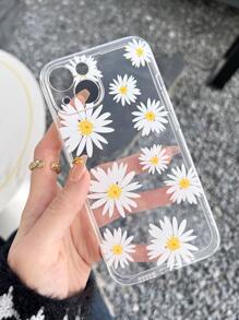 Flower Pattern Phone Case - Multicolor - View 2