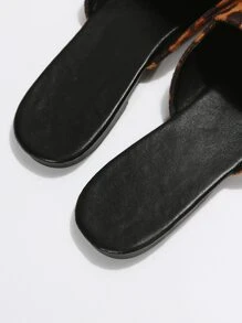 女士尖头平底穆勒鞋，尺码美国5-11，金色，低帮休闲船鞋，PU皮革软底，套脚款式，时尚百搭设计，适合搭配连衣裙，秋季穿着，芭蕾平底鞋 - 彩色 - 查看 7