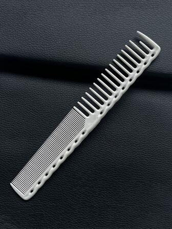 剪发梳，1支双头沙龙美发梳，适用于各种发质的美发梳，耐热理发梳，男女通用发刷，发刷，梳子，美发工具，美发产品及配件，适用于理发店、美容院、返校季、旅行度假必备，女士美发配件，刷子，顺发刷，木梳，发刷，美发设备，发型，美发，发刷，发刷套装，梳子，卷发梳，顺发刷，女士发刷，理发师配件，理发店，美发设备