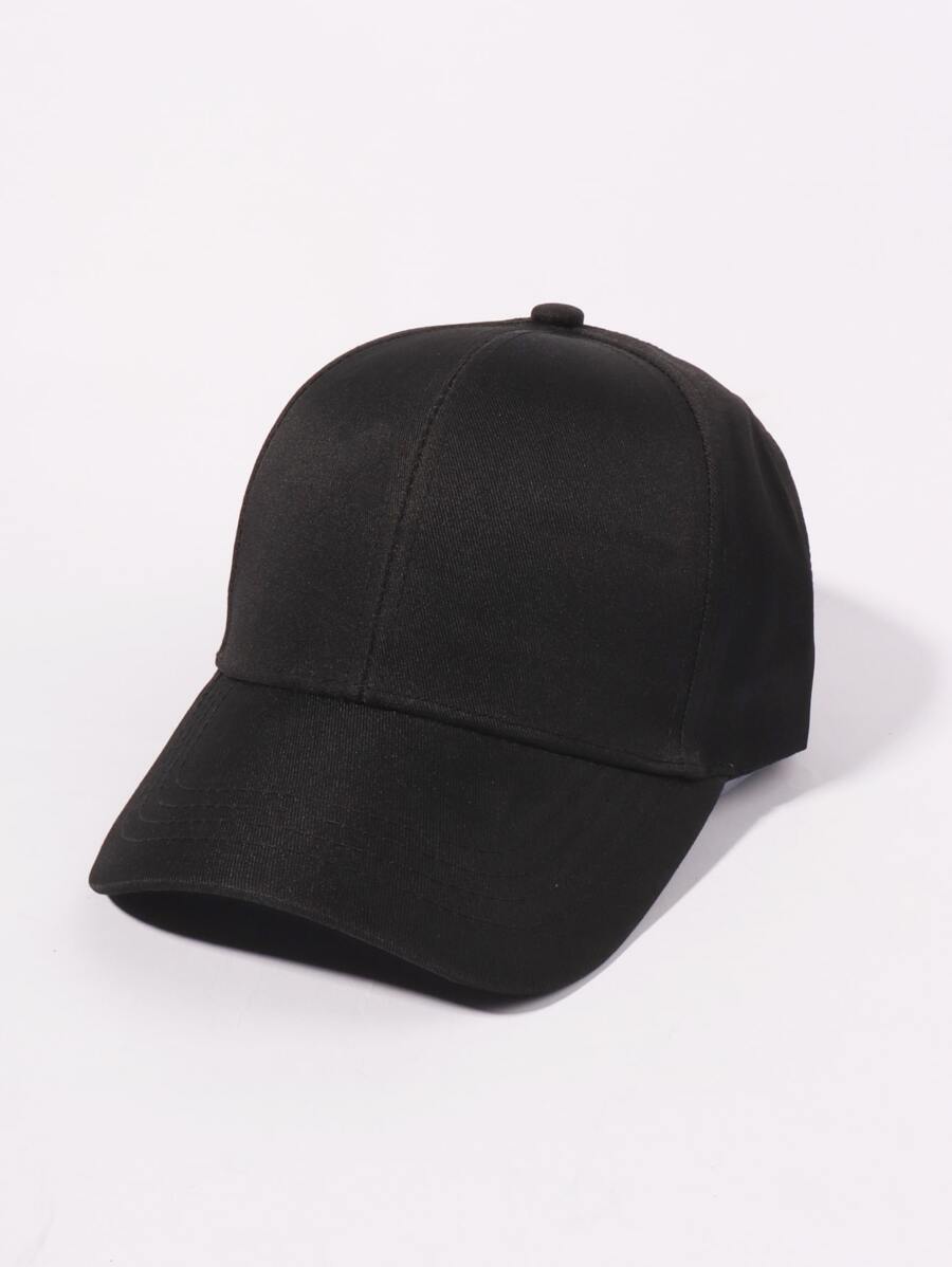 Einfarbige Baseballkappe