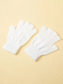 Găng tay cụt ngón - trắng - Xem 2