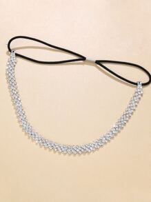 水鑽裝飾大腿鏈 - 銀色 - 查看 2