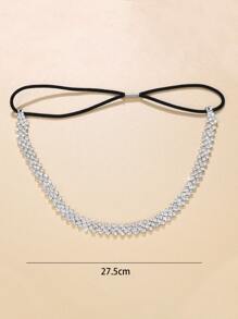 水鑽裝飾大腿鏈 - 銀色 - 查看 4