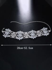 Rhinestone Decor Choker