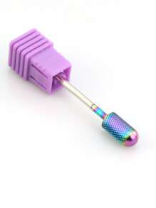 Broca para lima de uñas, 1 pieza de broca de acero de tungsteno para lima de uñas, herramientas de eliminación de manicura y pedicura para uñas de acrílico y gel, suministros de cuidado de uñas para el hogar y el salón, para eliminar rápidamente las uñas de acrílico y gel, suministros para uñas, herramientas para uñas, herramientas de arte de uñas, de vuelta a la escuela, uñas, herramientas para uñas postizas