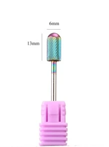 Broca para lima de uñas, 1 pieza de broca de acero de tungsteno para lima de uñas, herramientas de eliminación de manicura y pedicura para uñas de acrílico y gel, suministros de cuidado de uñas para el hogar y el salón, para eliminar rápidamente las uñas de acrílico y gel, suministros para uñas, herramientas para uñas, herramientas de arte de uñas, de vuelta a la escuela, uñas, herramientas para uñas postizas