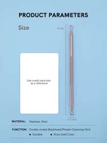 1pc Rose Gold Blackhead Remover Stick