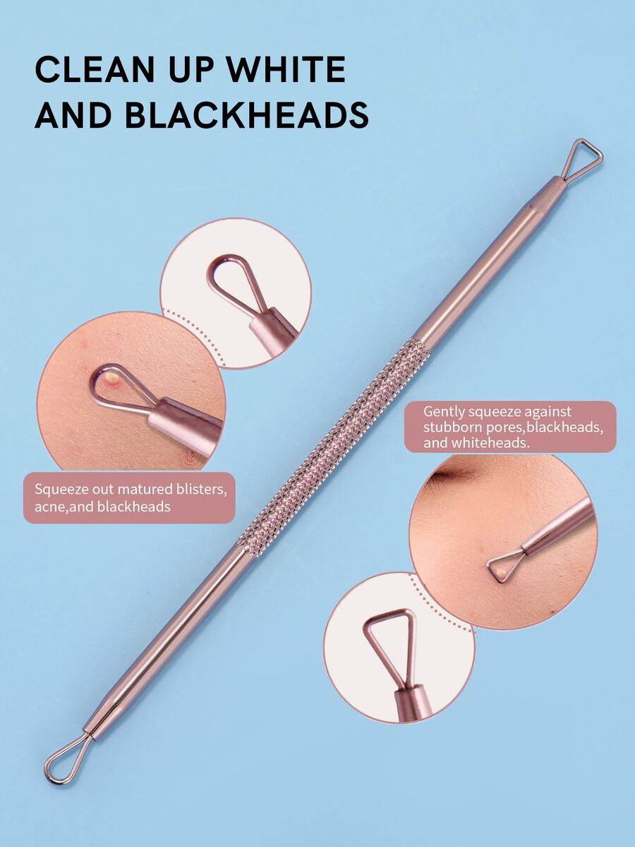 1pc Rose Gold Blackhead Remover Stick