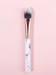 Brocha para base de diseño de moda Brochas de maquillaje de buena calidad para la cara - Blanco - Ver 1