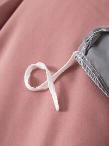 4入組雙色調被套1入組被套和1入組床單和2入組枕套極簡滌綸床上用品四季皆宜 - 彩色 - 查看 9