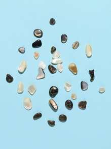 Nail Art Natural Abalone Shell Slice Thickened & High-gloss Decorative Stone - Multicolor - View 2