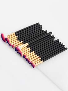 20pcs Supergrip Powder Makeup Brush Set,Brush Set,Makeup Brush Kit,Make Up Brush Set,Make Up Set Complete,Makeup Brush Set,Complete Makeup Kit,Brush Kit,Brushes Makeup Set,Makeup Gift Set - Black - View 6