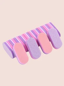 20入組100/180砂磨塊銼海綿指甲拋光器專業美甲工具適用於丙烯酸指甲護理最佳天然指甲護理 - 彩色 - 查看 2