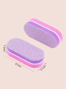 20入組100/180砂磨塊銼海綿指甲拋光器專業美甲工具適用於丙烯酸指甲護理最佳天然指甲護理 - 彩色 - 查看 3