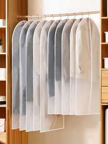 5 件/套 PEVA 衣服套，简约透明挂衣袋，适用于家庭装饰品节日装饰房间装饰家居装饰卧室装饰