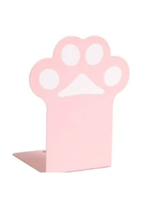 2pcs Desk Paw Bookend Stand Holder Book Storage Rack For Home Bedroom Decor - White - View 5