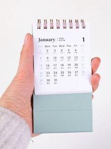 1pc Random Mini 2023 Desk Calendar - Multicolor - View 2