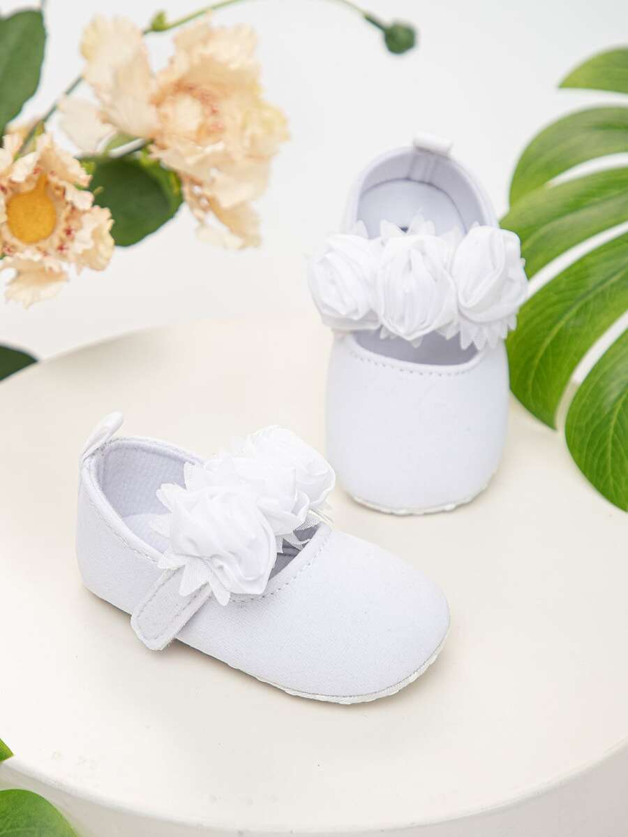 Giày búp bê em bé - trắng - Xem 1