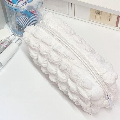 1个纯色铅笔袋，返校季必备，文具用品，铅笔盒，铅笔袋，书包，文具