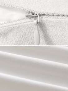 1 pièce unicolore Housse de coussin sans moderne tissu Housse de coussin décorative pour domicile
