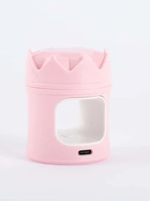 Lámpara De Uñas Led Usb Con Forma De Corona De Moda - Rosa - Ver 2